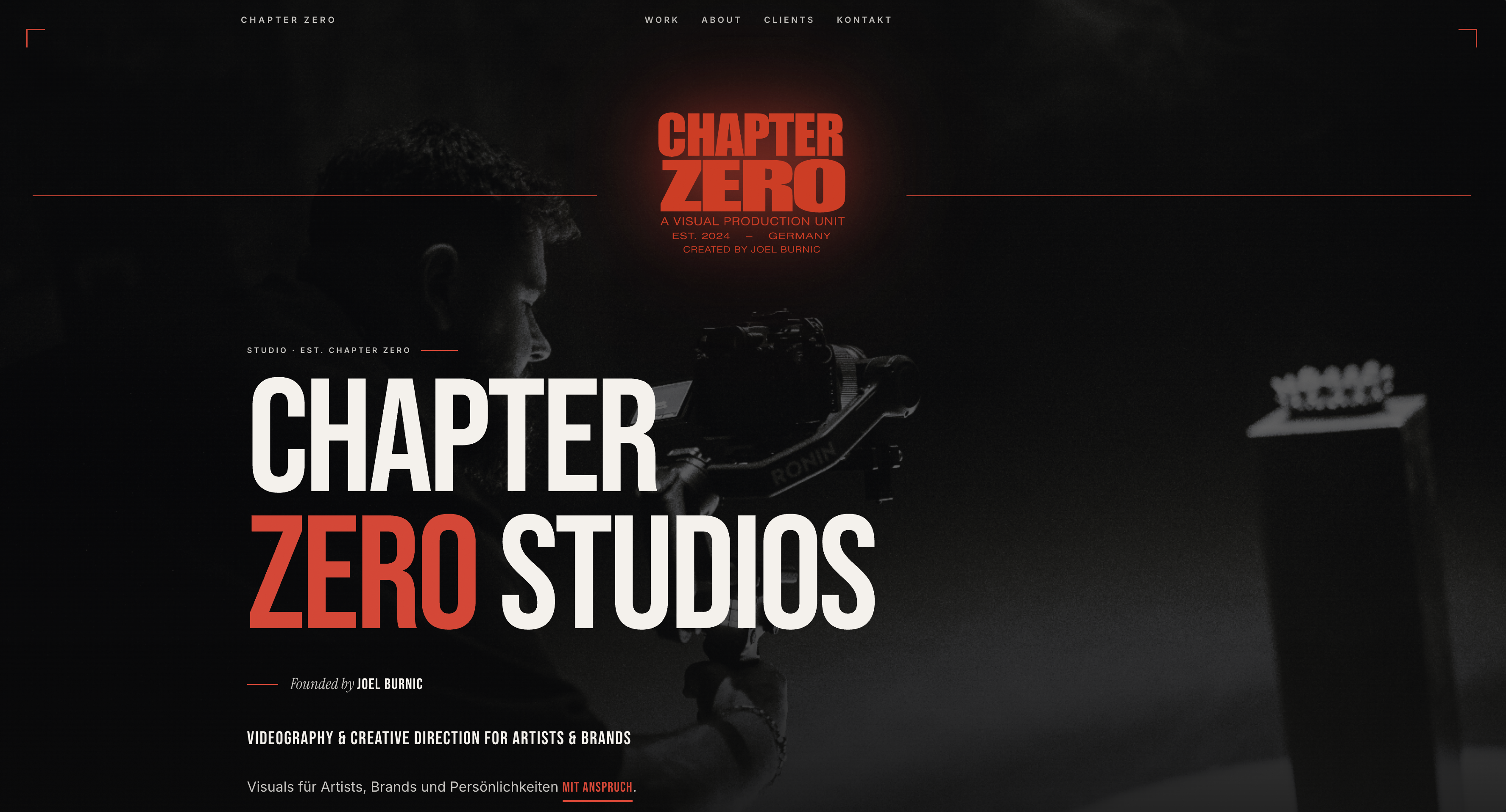 Chapter Zero Studios Projektvorschau