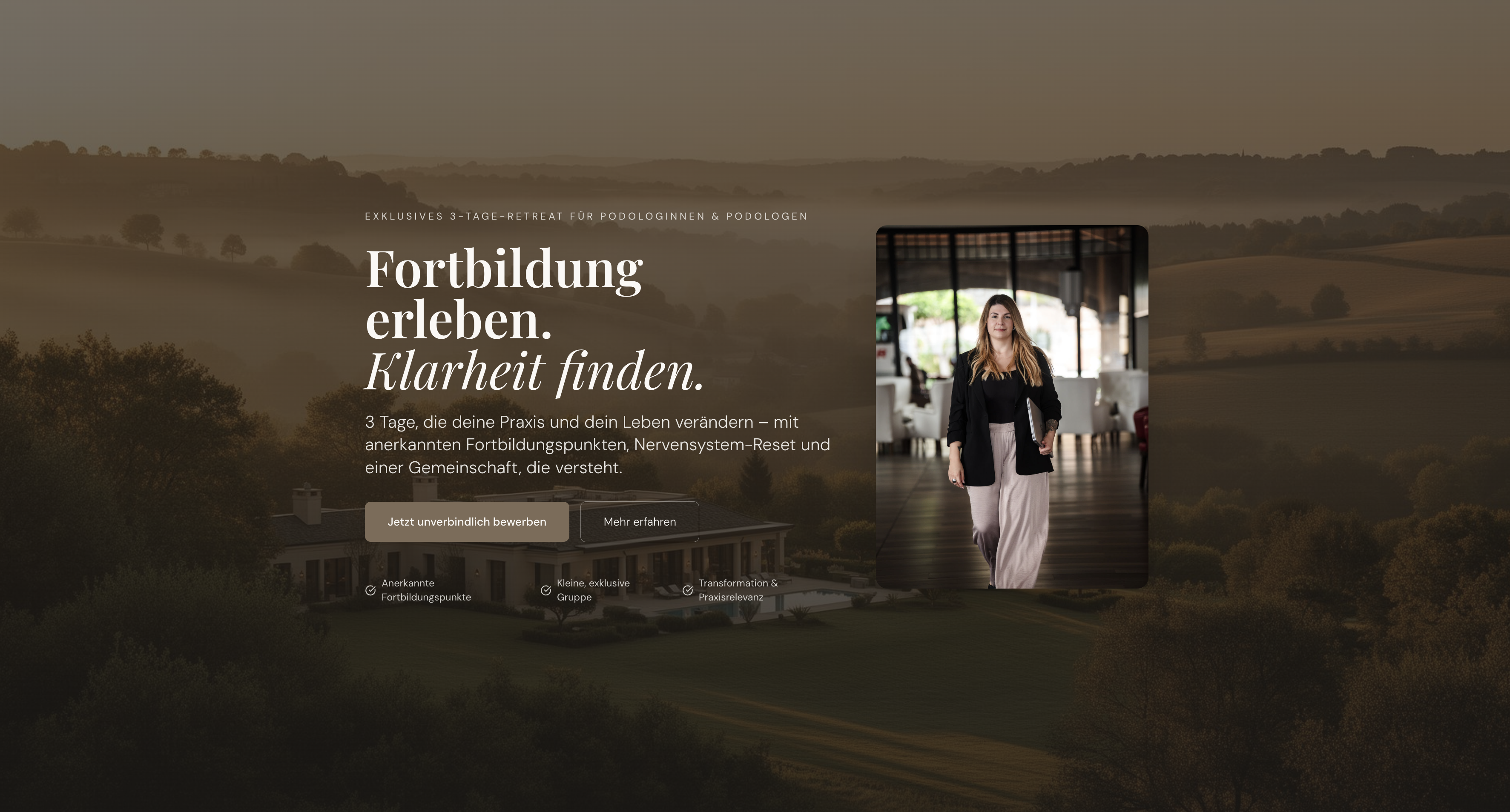 Podologie Retreat Projektvorschau