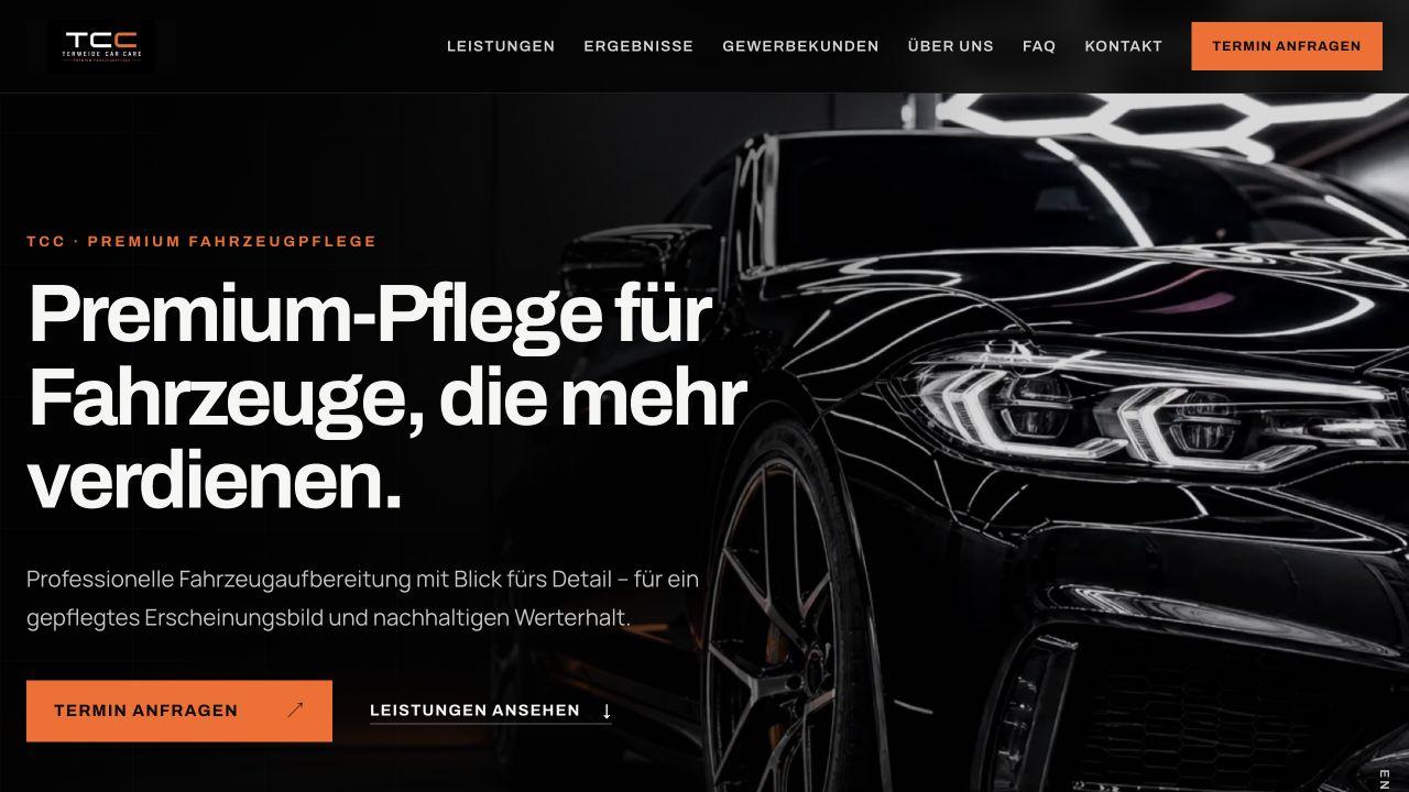 TCC – Terweide Car Care – Projektansicht
